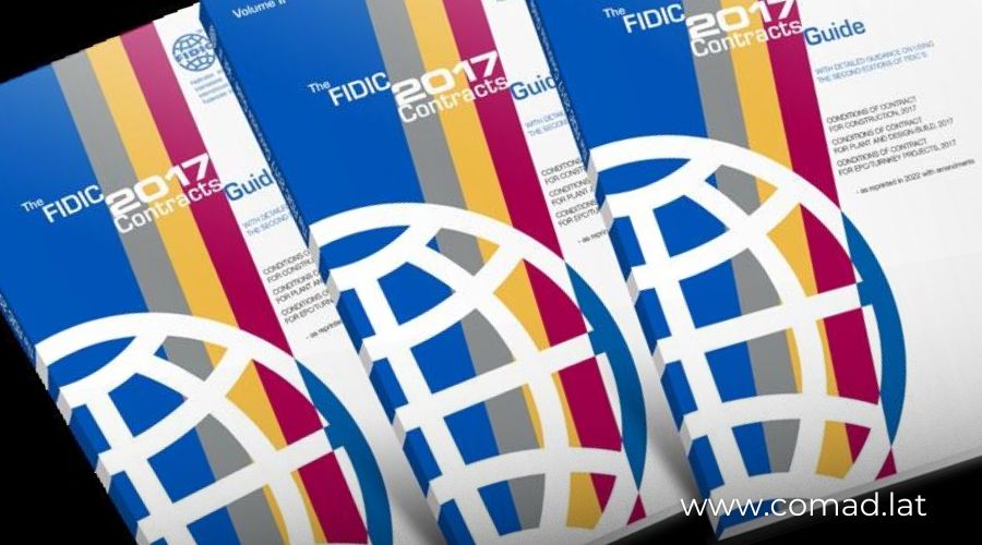 Tipos de contratos FIDIC: Libro Rojo, Amarillo, Plata y Verde de la Suite de Colores FIDIC