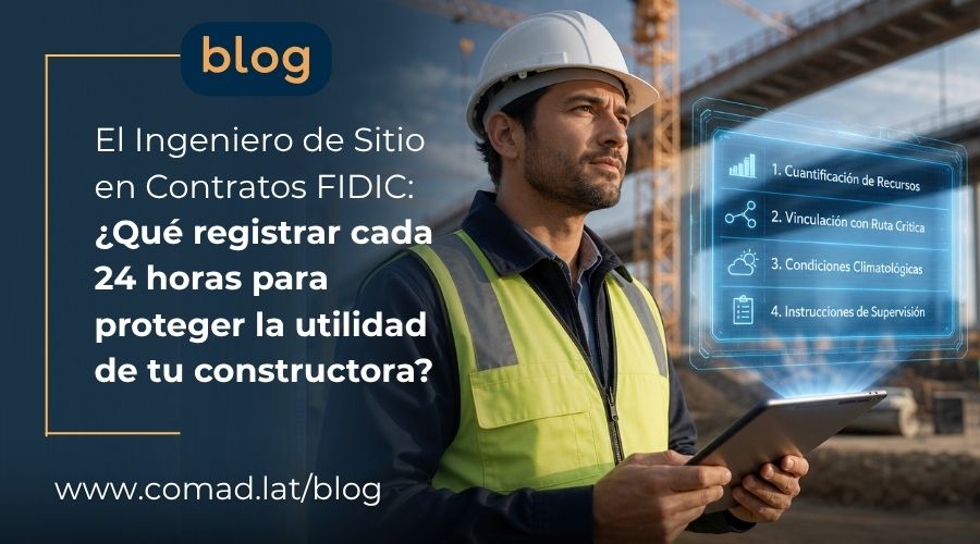 Gestión contractual de sitio en contratos FIDIC.